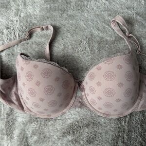 La SENZA Light Pink Floral Bra